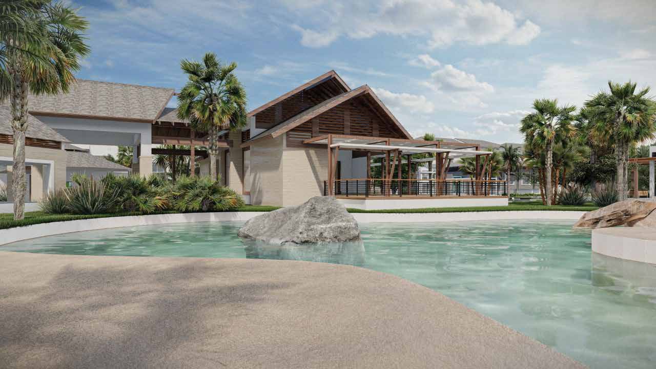 Casa Club – bazén s lehátky
